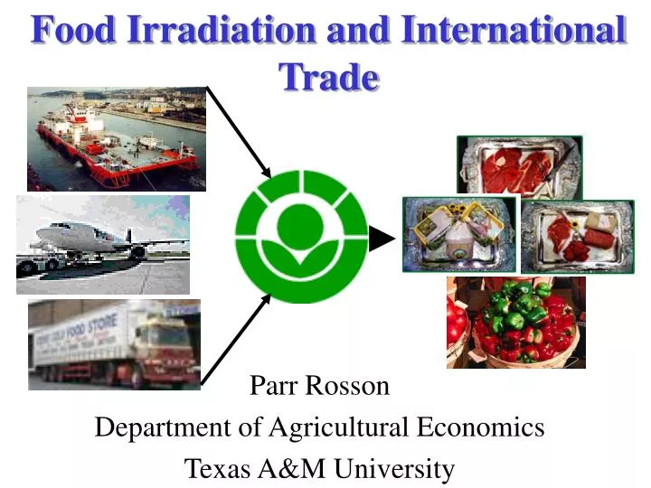 food irradiation and international trade