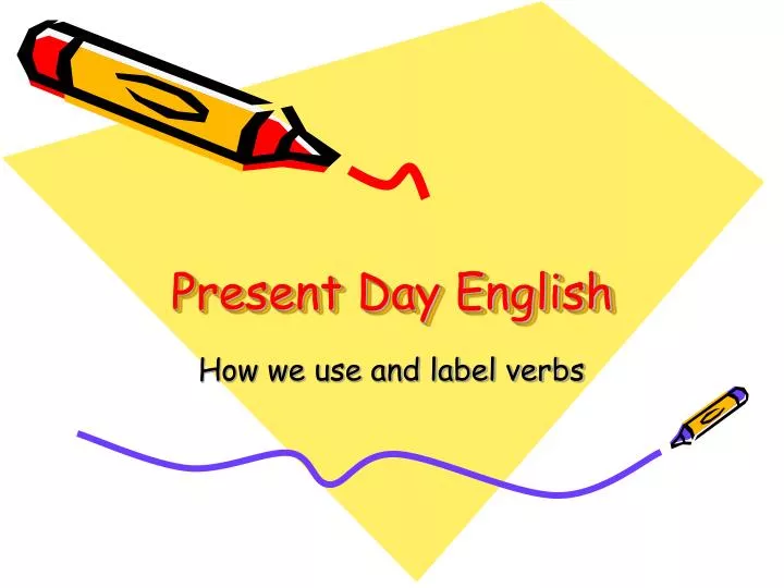 present day english