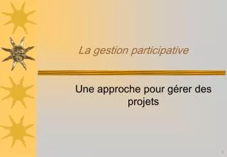 la gestion participative