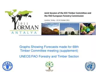 Graphs Showing Forecasts made for 69th Timber Committee meeting ( supplement ) UNECE/FAO Forestry and Timber Sec