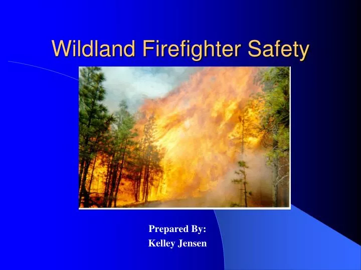 Ppt Wildland Firefighter Safety Powerpoint Presentation Free Download Id1031805