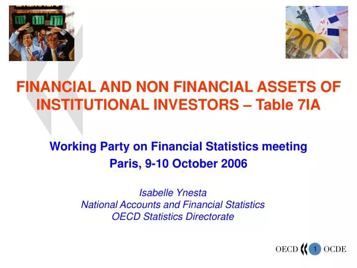 financial and non financial assets of institutional investors table 7ia