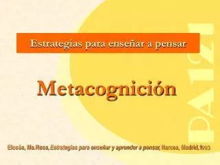 metacognici n