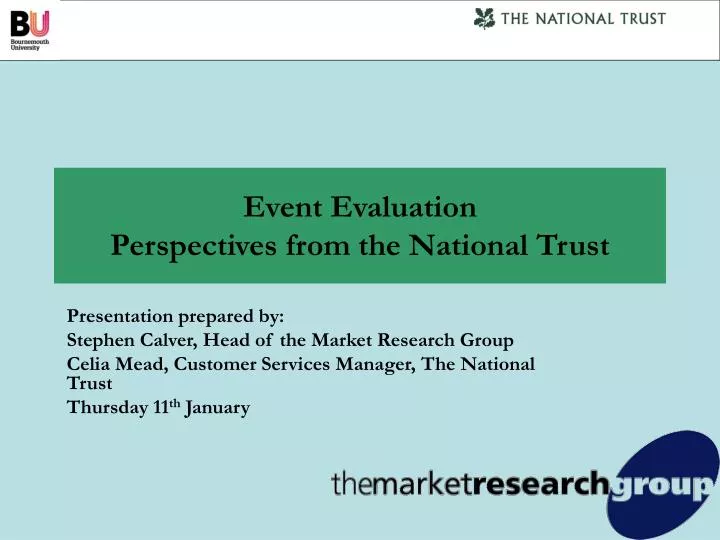 event evaluation perspectives from the national trust