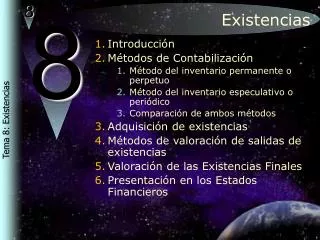 existencias