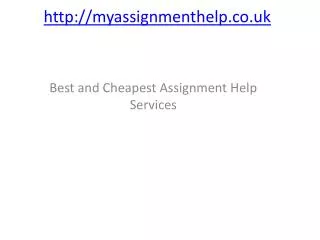Assignment help with plagiarism free product