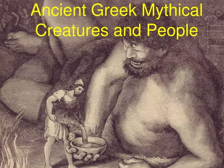 ancient greek mythical creatures and people