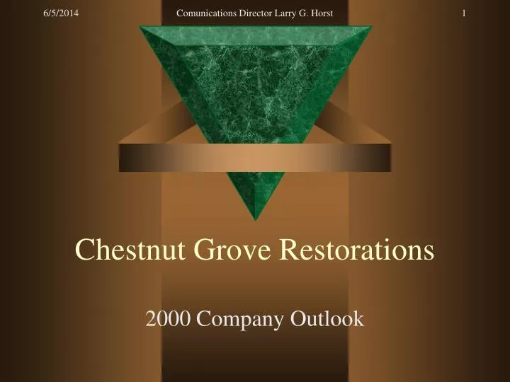 chestnut grove restorations