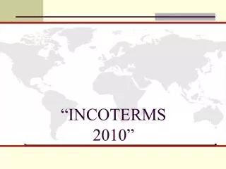 incoterms 2010