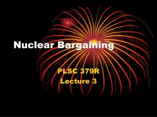 Nuclear Bargaining