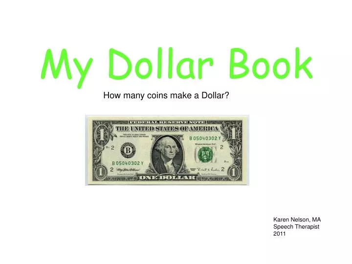 my dollar book