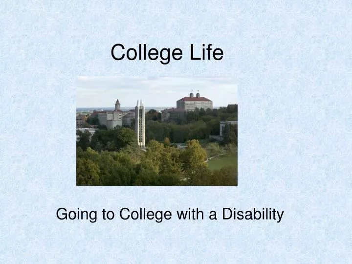 presentation on college life