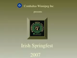Comhaltas Winnipeg Inc presents
