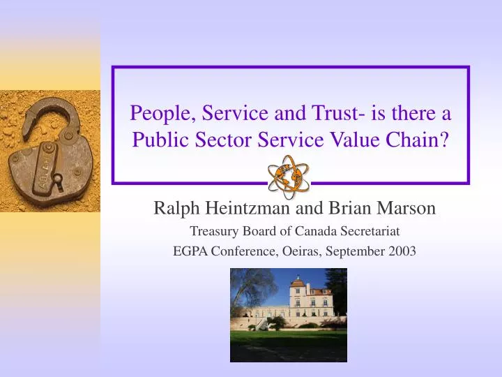 people service and trust is there a public sector service value chain