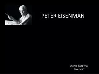 PETER EISENMAN