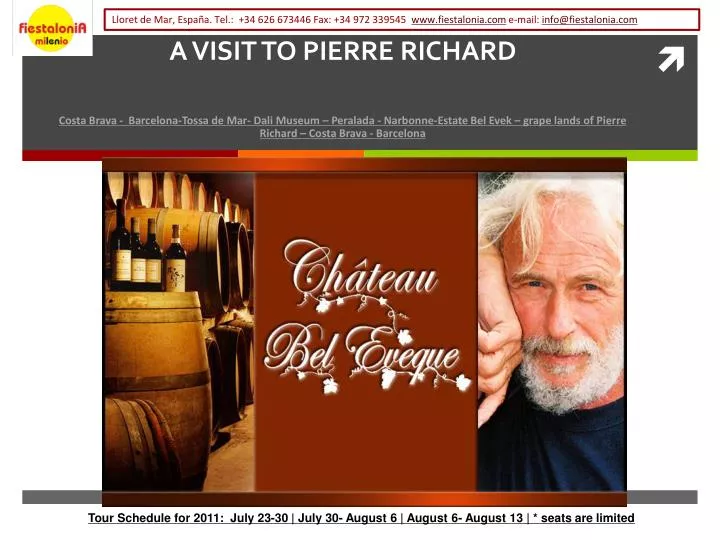 wine sonata a visit to pierre richard