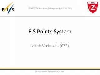 FIS Points System