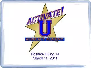 Positive Living 14 March 11, 2011