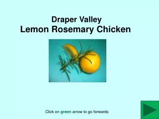 Draper Valley Lemon Rosemary Chicken