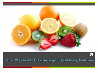 Money Saving Tips On Fruits