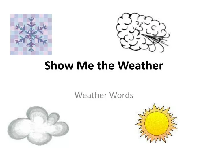 show me the weather