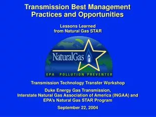 Transmission Best Management Practices and Opportunities