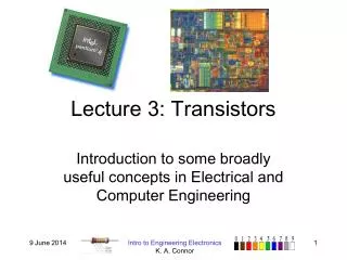 Lecture 3: Transistors