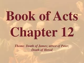 Book of Acts Chapter 12