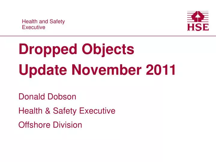 dropped objects update november 2011