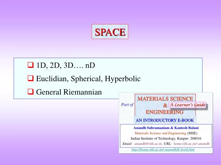1d 2d 3d nd euclidian spherical hyperbolic general riemannian