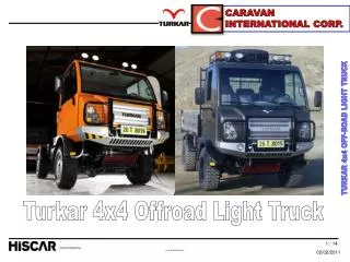 Turkar 4x4 Offroad Light Truck