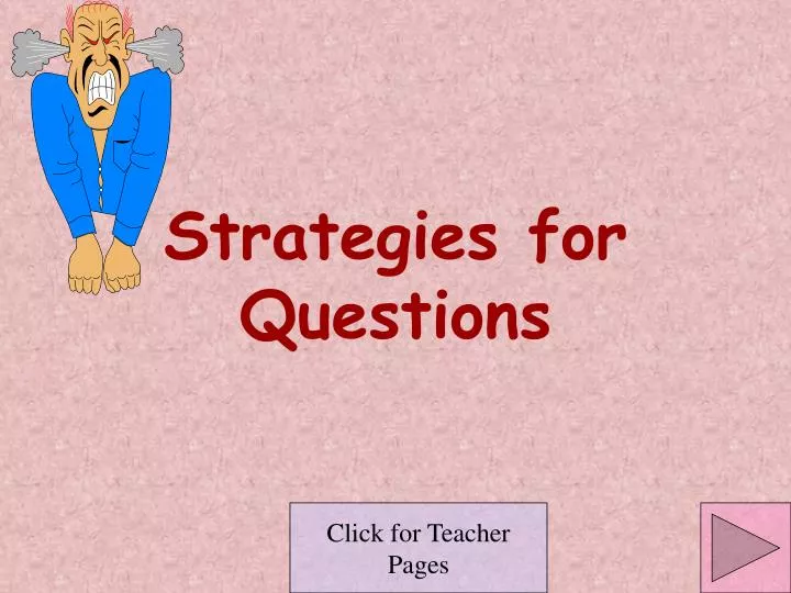 strategies for questions