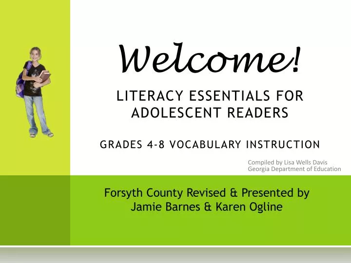 literacy essentials for adolescent readers grades 4 8 vocabulary instruction