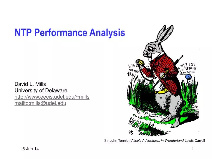 ntp performance analysis