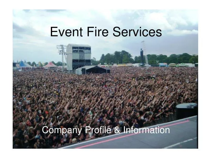 event fire services