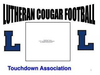 LUTHERAN COUGAR FOOTBALL