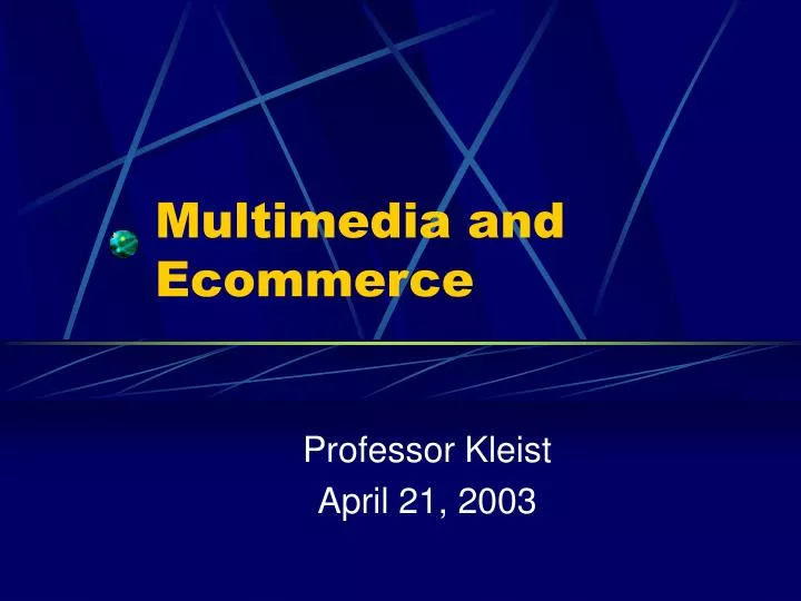 multimedia and ecommerce