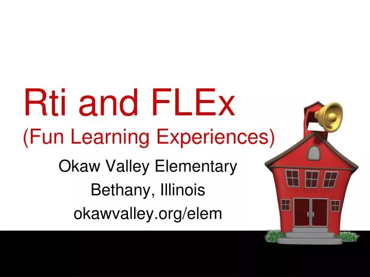 rti and flex fun learning experiences