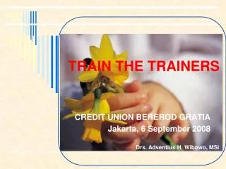 train the trainers