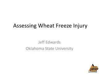 Assessing Wheat Freeze Injury