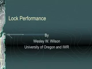 Lock Performance
