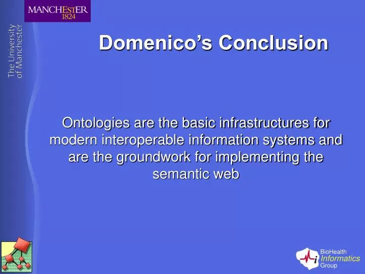 domenico s conclusion
