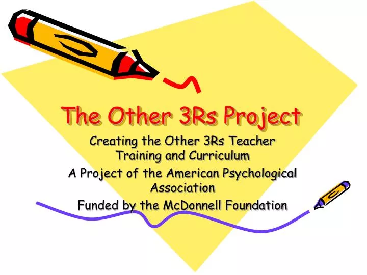 the other 3rs project