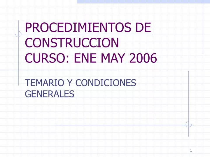procedimientos de construccion curso ene may 2006