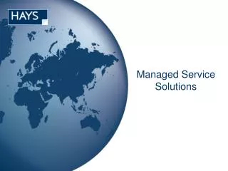 Managed Service Solutions