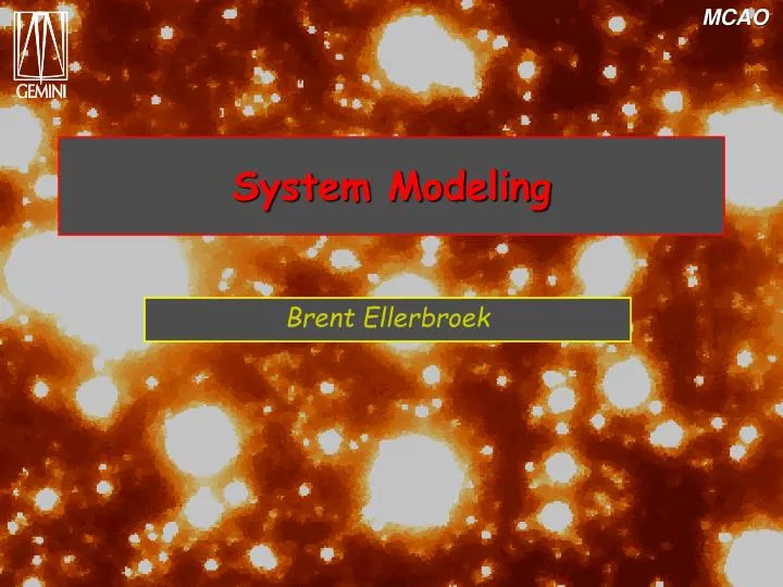 system modeling