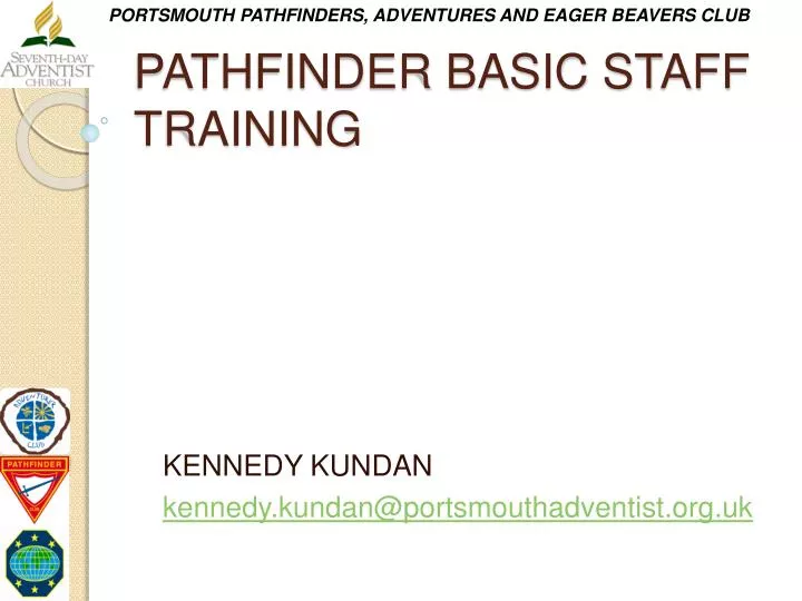 pathfinder basic staff training