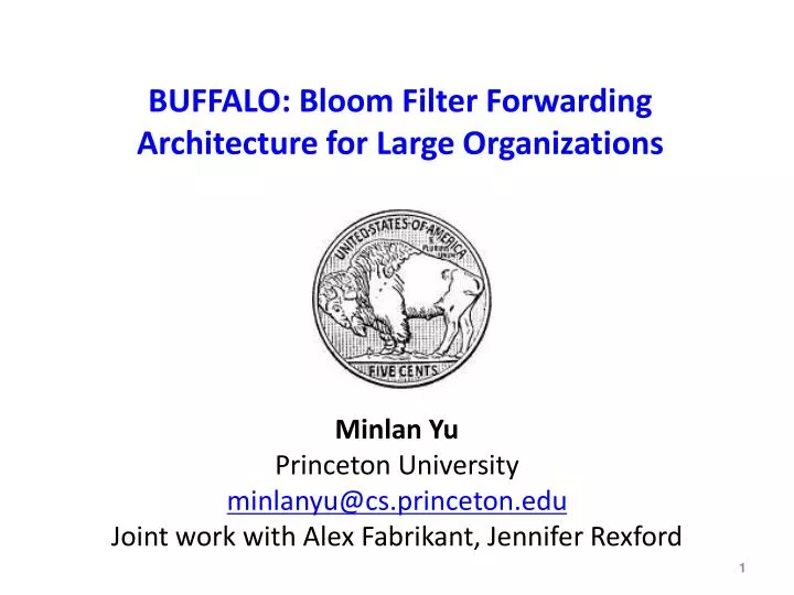 buffalo bloom filter forwarding architecture for large organizations