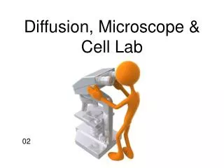Diffusion, Microscope &amp; Cell Lab