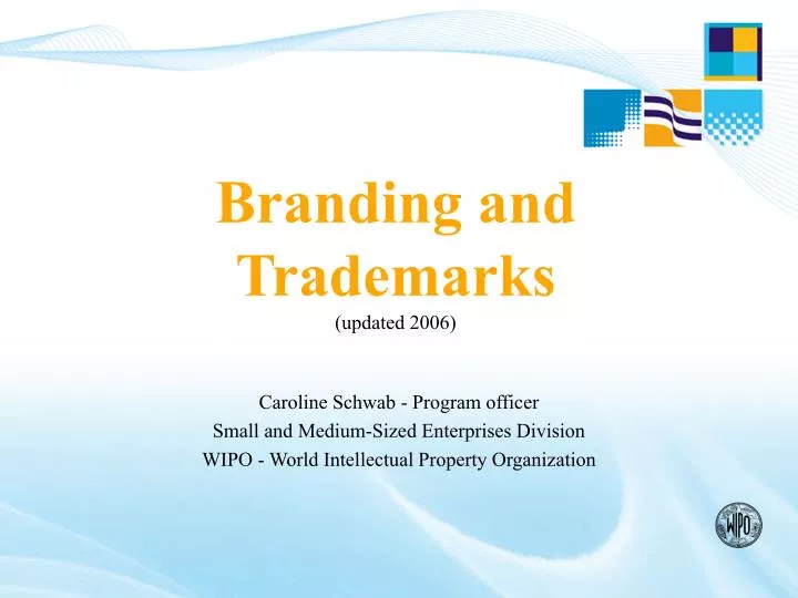 branding and trademarks updated 2006